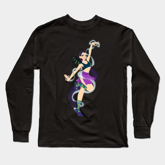 Hay-Lin W.I.T.C.H. Long Sleeve T-Shirt by YanelyAguilarArt